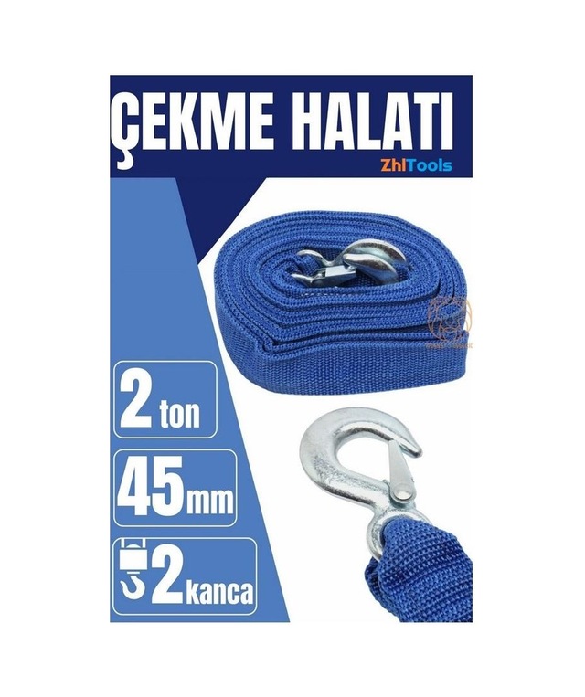 Zhltools Çekme Halatı 2 Ton 4 Metre Kemer Model