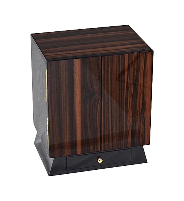 Lubinski İtaly 2 Çekmeceli Humidor Puro Kutusu Ceviz 120's