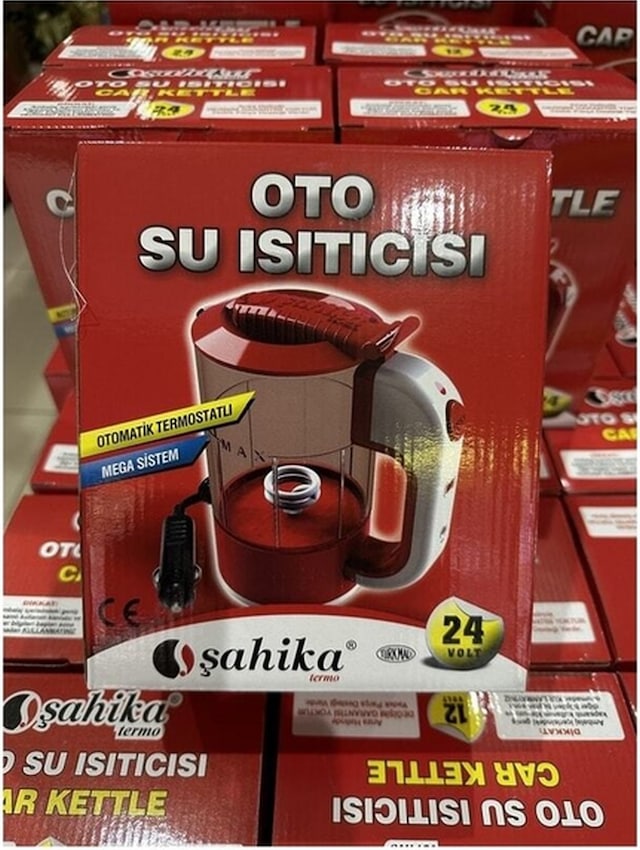 Ahmet Otomotiv Şahika24v Oto Su Isıtıcısı Kettle Ketıl 24volt 500ml