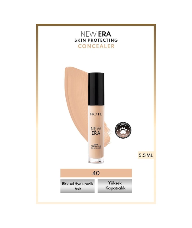New Era Skin Protecting Concealer Nemli Bitişli Göz Altı Kapatıcısı - 40 Soft Ivory