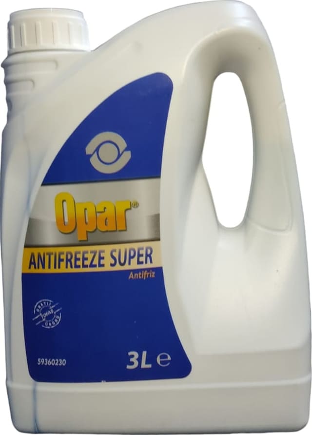Opar Süper Antifiriz Mavi 3 Litre Antifriz Oem No: 59360230 Yeni Tarih