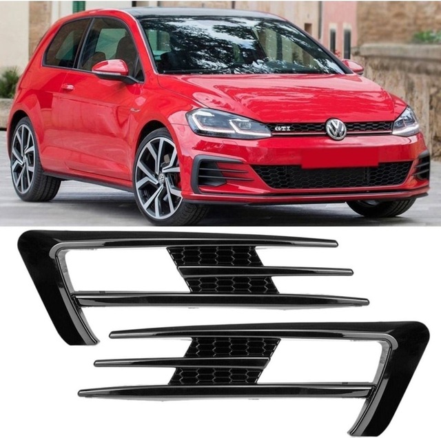 Vw Golf 7 Sis Farı Çerçevesi Piano Black 2012 2016 Normal Tampon