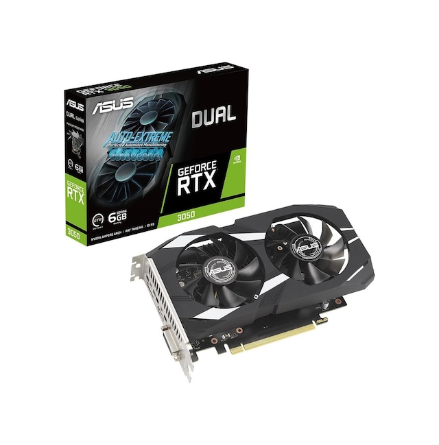 Asus NVIDIA Dual Geforce RTX 3050 OC Edition DUAL-RTX3050-O6G 6 GB GDDR6 96 Bit Ekran Kartı