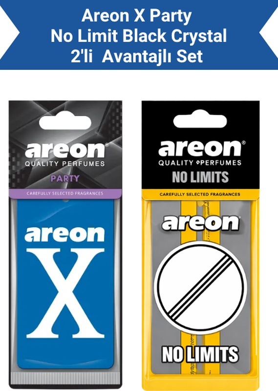 Areon X Party + No Limit Black Crystal Avantajlı Paket