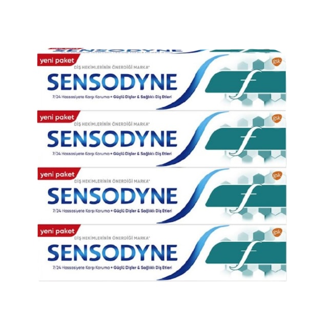 Sensodyne Günlük Koruma Florürlü Diş Macunu 4 x 75 ML