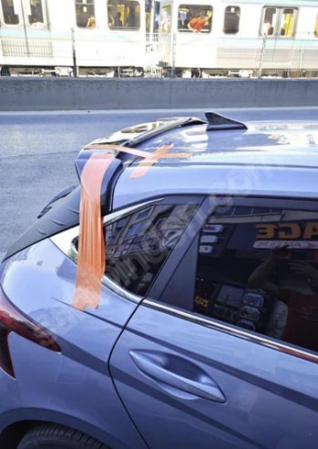 Hyundai İ20 2020-2024 Bagaj Üstü Spoiler Anatomik Model Fiber Parlak Siyah Boyalı