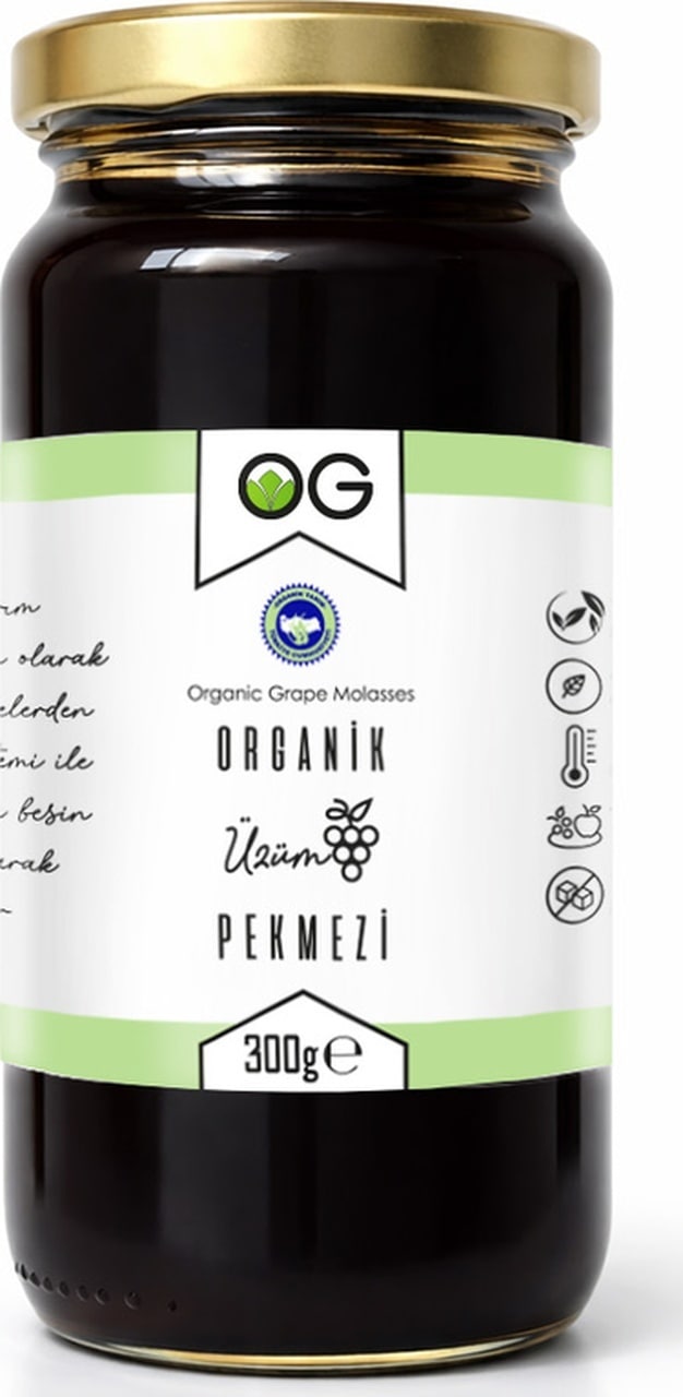 OG natural Organik Üzüm Pekmezi 6 Ay 300 G