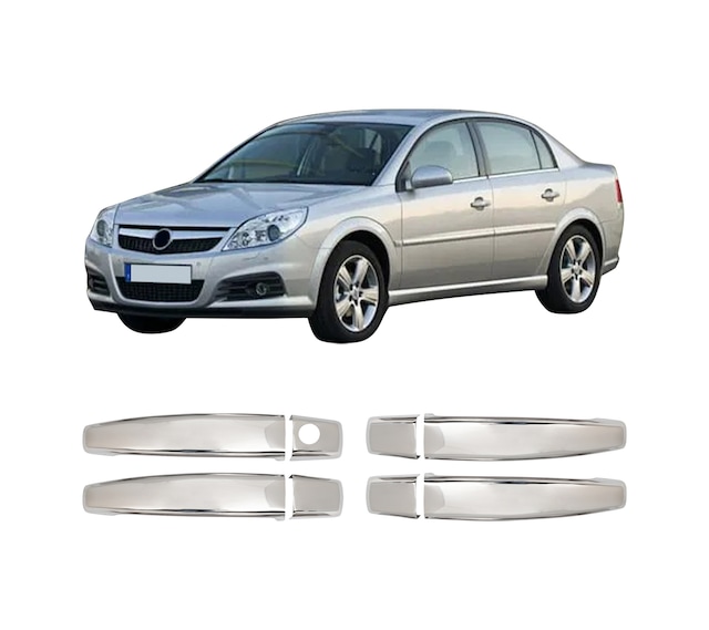 Opel Vectra C Uyumlu 2002-2008 Krom Kapı Kolu 4 Kapı Paslanmaz Çelik