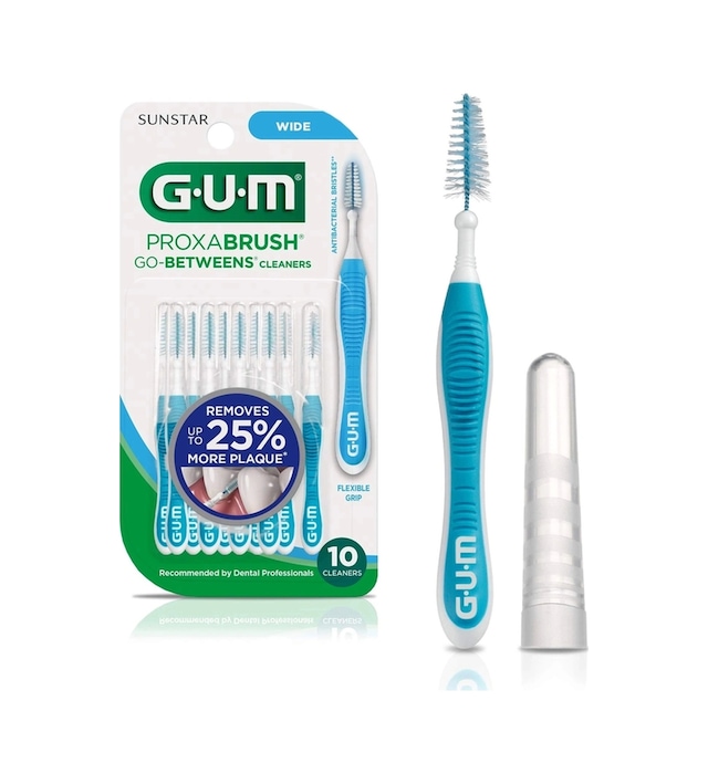 Gum Proxa Brush Go Betwens Cleaners Diş Arası Fırçası Wide Flexible 10 Adet