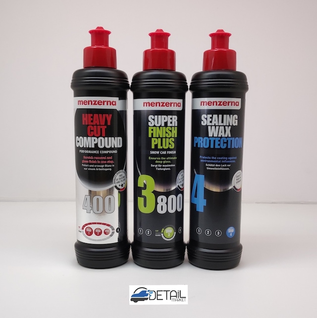 Menzerna 400 3800 Sealingwax Pasta Hare Boya Koruma Seti 250 ML