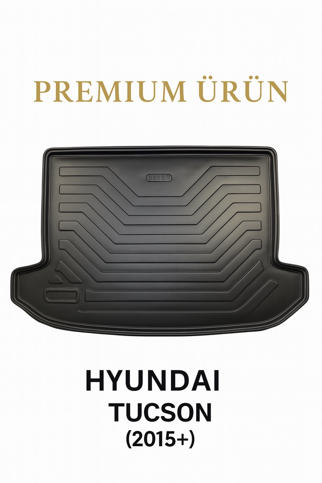 Hyundai Tucson 2015-2020 Uyumlu 3d Bagaj Havuzu Premium