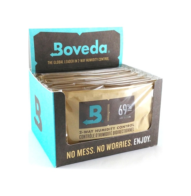 Boveda 69 60 G Humidor Puro Kutusu Nemlendirici 12li Paket