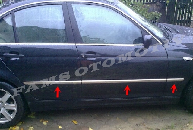 Bmw 3 Seri E46 Krom Yan Kapı Çıtası 6 Kapı 1998-2007 P.çelik