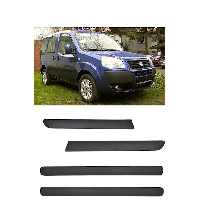 Fiat Doblo 2006-2010 Uyumlu Kapı Bandı Takımı Arkalar Önler Sağ-sol 1. Kalite Plastik