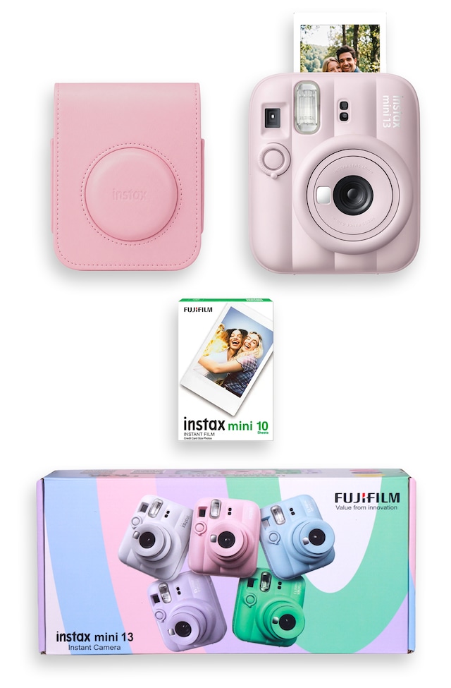 Instax Mini 13 Şipşak Fotoğraf Makinesi + Çanta + 10'lu Film