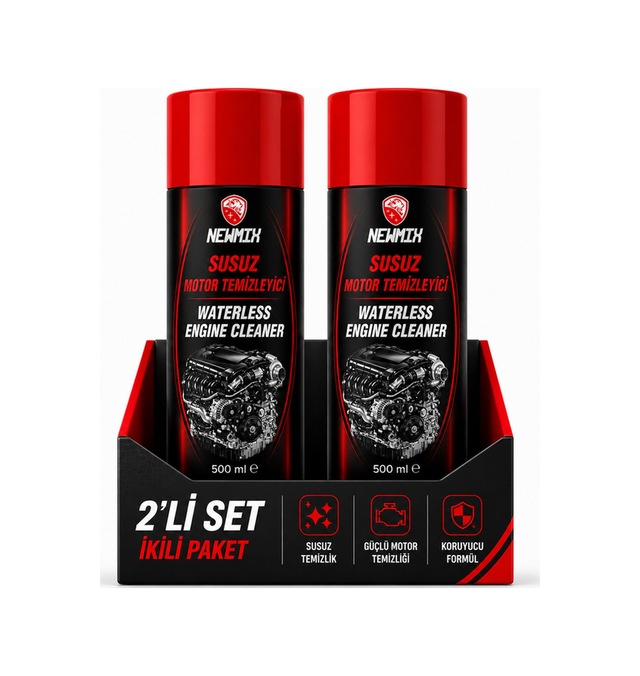 2 Adet Newmix Susuz Motor Temizleme Spreyi 500 Ml