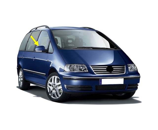 Vw Sharan 2003-2010 Sağ Dış Dikiz Ayna Kapağı 1k0857538