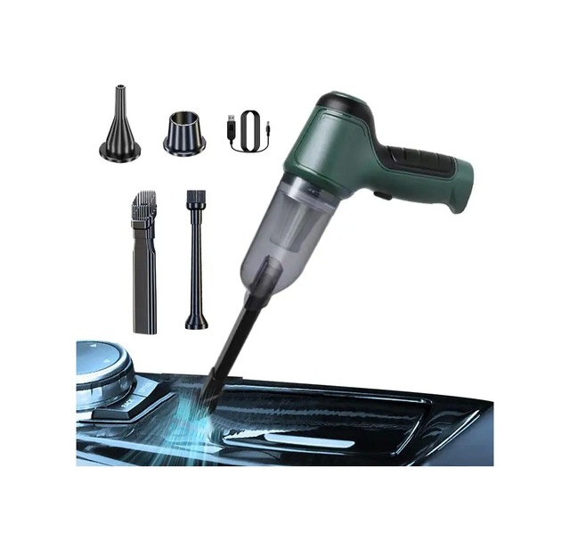 Air Blower Araba Süpürgesi Yeşil Çok Renkli