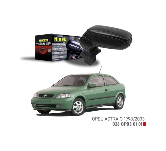Niken Araca Özel Kolçak Opel Astra G 1998 - 2003 Siyah