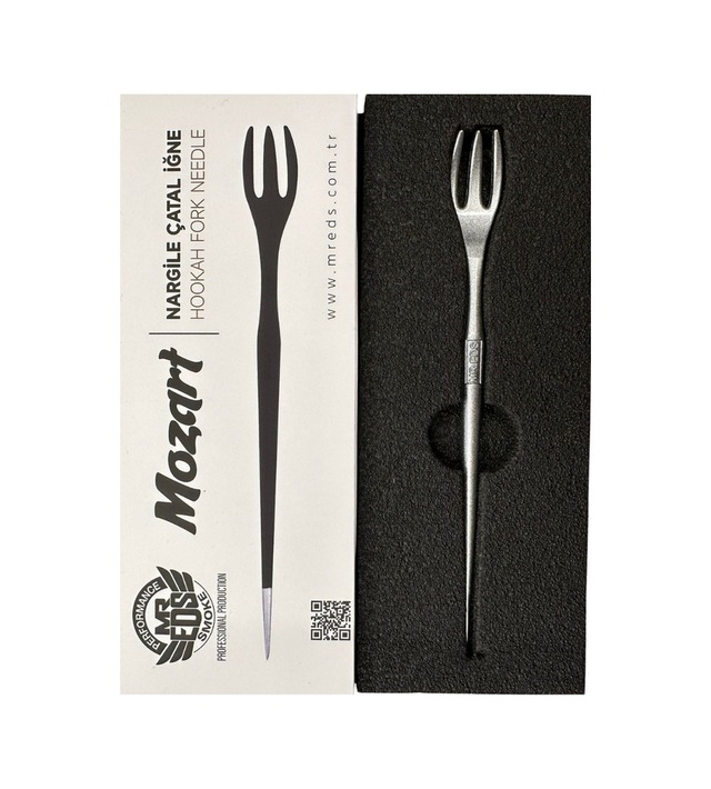 Mr Eds Mozart Nargile Çatal Iğne - Silver