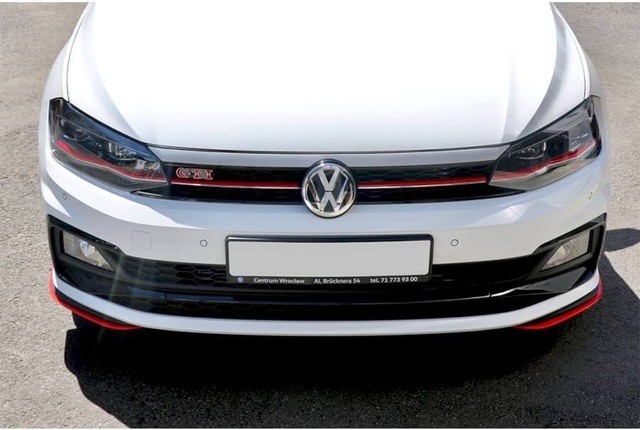 Autogp Vw Polo Aw1 Gti Ön Panjur Izgara Kırmızı Şeritli 2018+ Gr-gt-vw-plo8