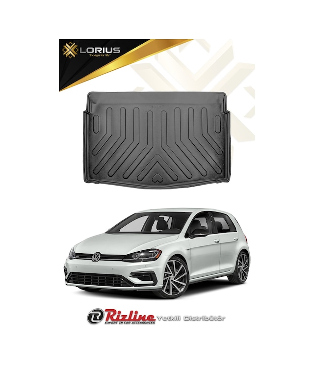 Rizline Volkswagen Golf 8 Alt 2020 Sonrası 3D Bagaj Havuzu