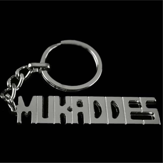 Mukaddes - 992 - - Spt-gld - İsimli Anahtarlık Çok Renkli