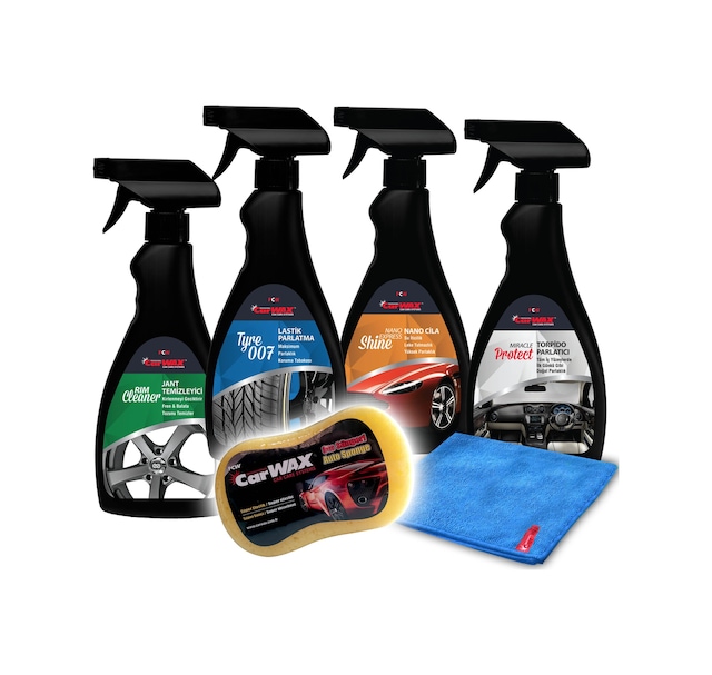 Carwax 4'lü Set (jant-lastik-torpido-nano Shine)