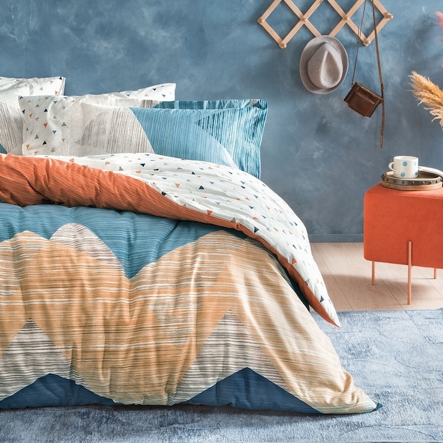 Yataş Bedding Aden Ranforce Tek Kişilik Nevresim Takımı -Lacivert (516201196)