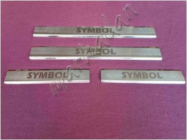 Woc Chrome Renault Symbol Kapı Eşiği 2009-2012 4 Parça Paslanmaz