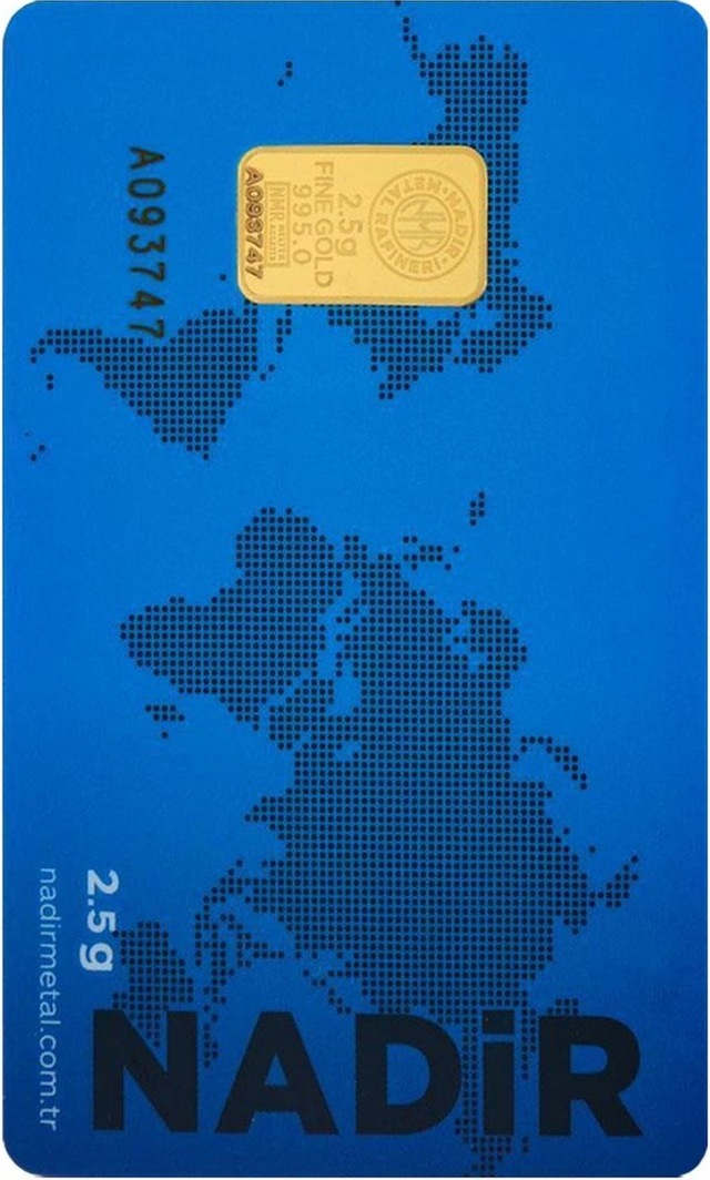 Nadir Gold 24 Ayar Gram Altın 2.5 G