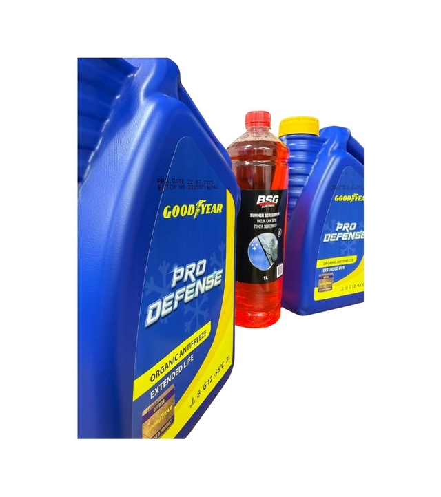 2 Adet Antifriz Kırmızı Organik -56 3 Lt + Cam Suyu 1 Lt Konsantre Araç Bakım Seti