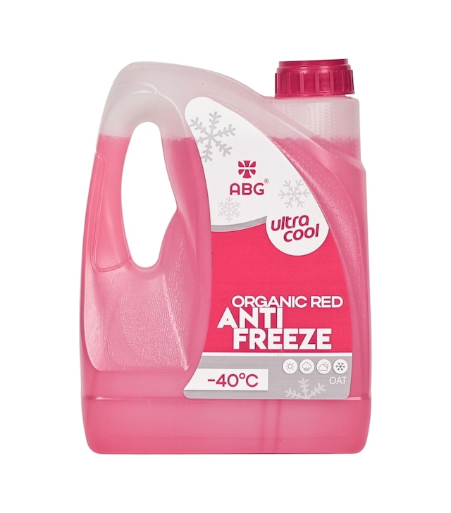 ABG Antifriz Kırmızı Organik-40°C 3 L Ultracool -2025 Üretim