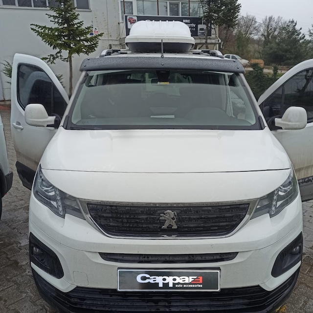 Cappafe Peugeot Rifter Cam Güneşlik Siperlik Şapka Vizör 2019-