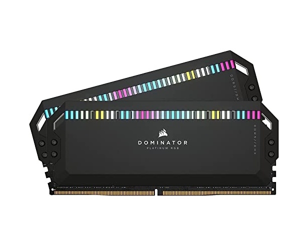 Corsair Dominator Platinum RGB DDR5 32GB 2x16GB 6400MHz CL32 Intel XMP iCUE Black CMT32GX5M2B6400C32