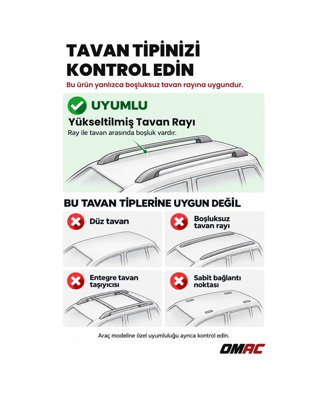 Fiat Idea 2005-2012 Arası Uyumlu Port Bagaj Taşıyıcı Ara Atkı Alüminyum Gümüş 2 Parça