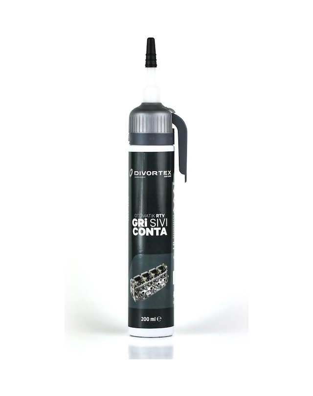 Divortex Rtv Gri Sıvı Conta Otomatik Tetikli 200 Ml.