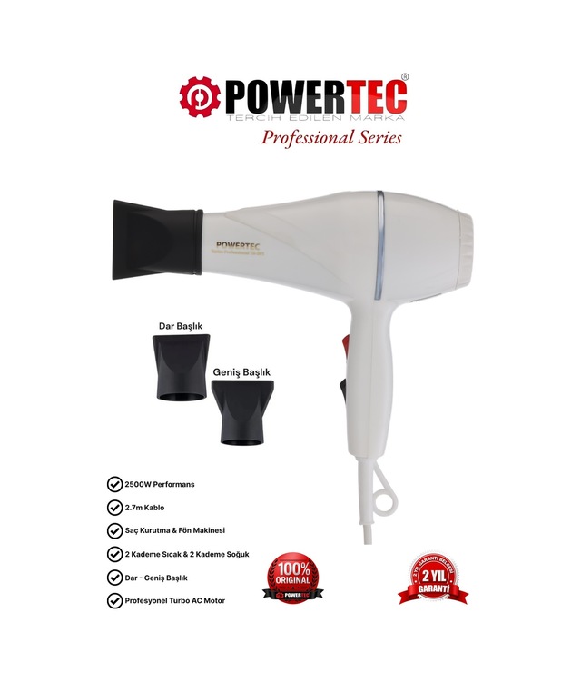 Powertec TR-501 Profesyonel Fön Makinesi