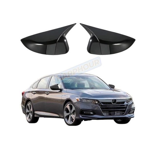 Honda Accord Yarasa Ayna Kapağı Pianoblack 2018-2023 Uyumlu İthal Abs Plastik A+ Kalite