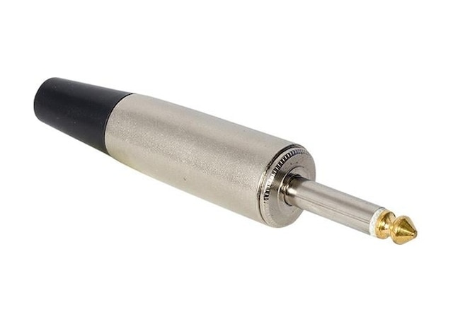 Ayt 6.3 Mm Canon Tip Gold Nikel Mono Gitar Jack Soket Mikrofon Ses Kablosu Ucu