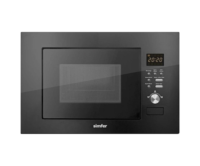 Simfer 2320 Siyah 23Litre Full Ankastre Mikrodalga Fırın Grill Fonksiyon