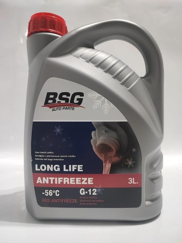 Bsg Kırmızı Organik -56 C Antifriz 3 L