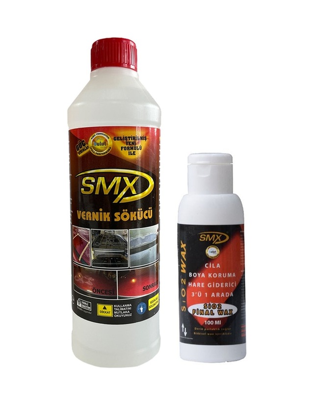 Smx Vernik Sökücü (500 Ml) + Cila, Boya Koruma Ve Hare 3'Ü 1 Arada (100Ml)