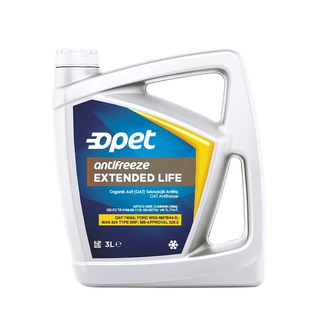 Opet Extended Life Kırmızı Antifreeze 3 L