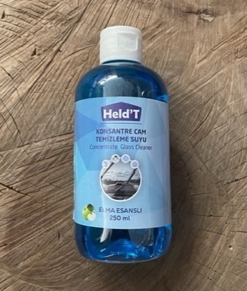 Heldt Yazlık Oto Cam Suyu Konsantre Cam Suyu Elma Esanslı 250ml