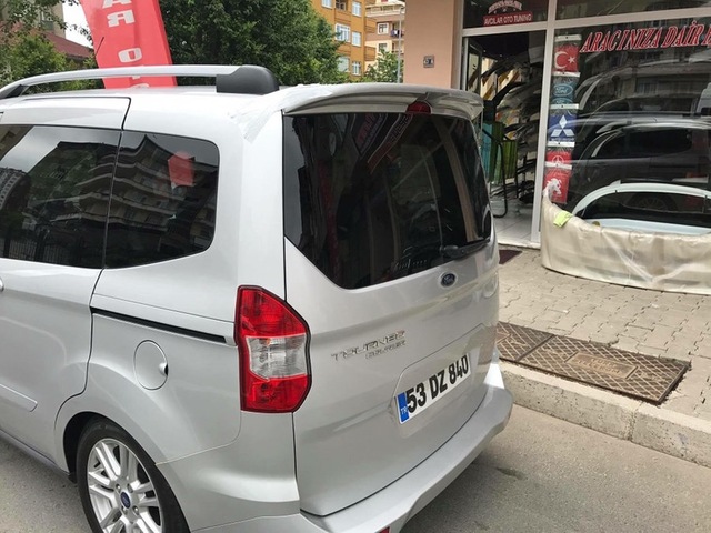 Ford Courier Yeni 2014 - 2017 Spoiler - Spoyler Gri Boyalı