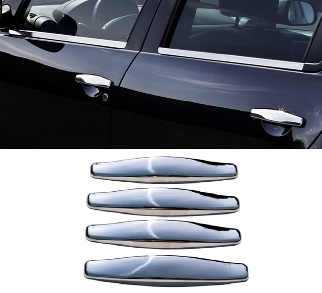 Dacia Duster 2008-2012 Arası Krom Kapı Kolu 4 Kapı P.çelik