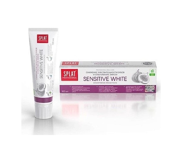 Splat Sensitive White Florür İçermeyen Diş Macunu 100 ML