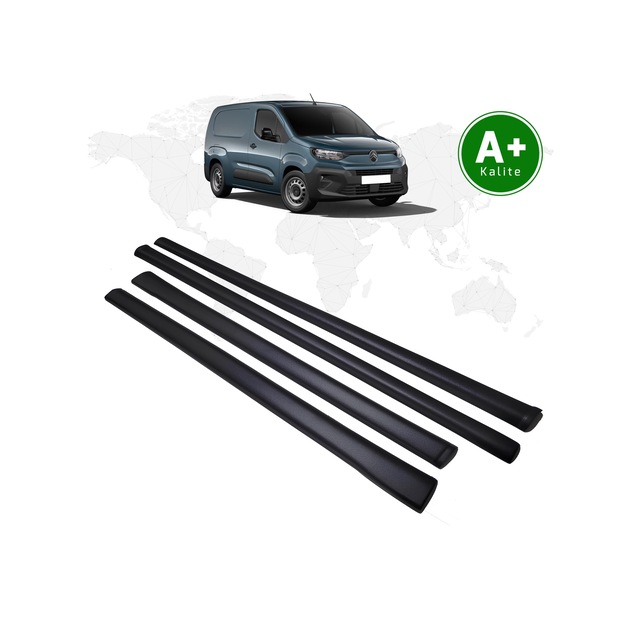 Citroen Berlingo Panelvan Marşpiyel Kaplaması 4 Parça 2024 Model Ve Sonrası