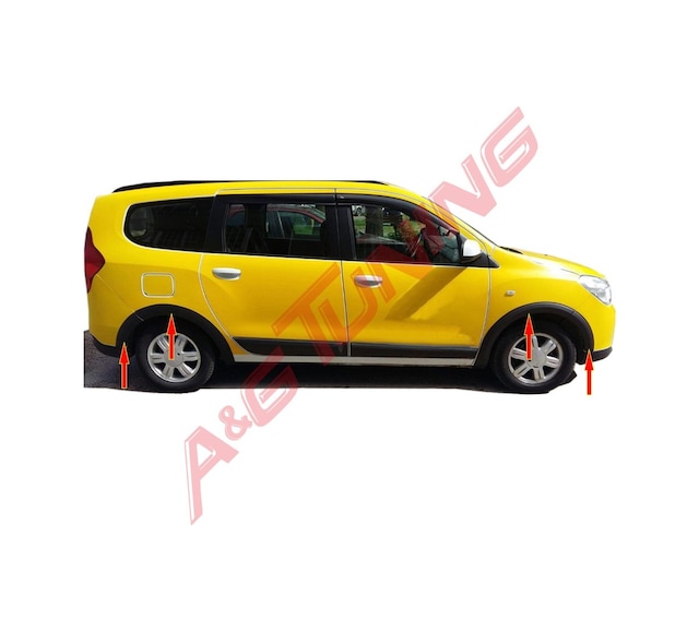 Dacia Lodgy Çamurluk Koruma Seti 8 Parça